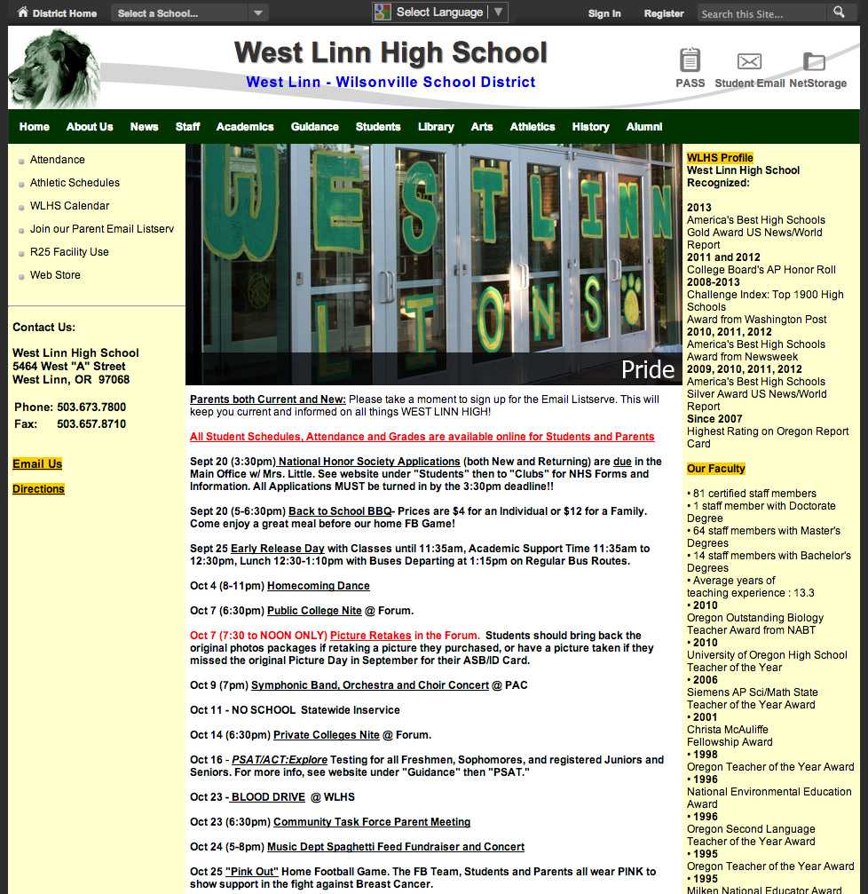 WLWV School District converts to Schoolwires-run websites