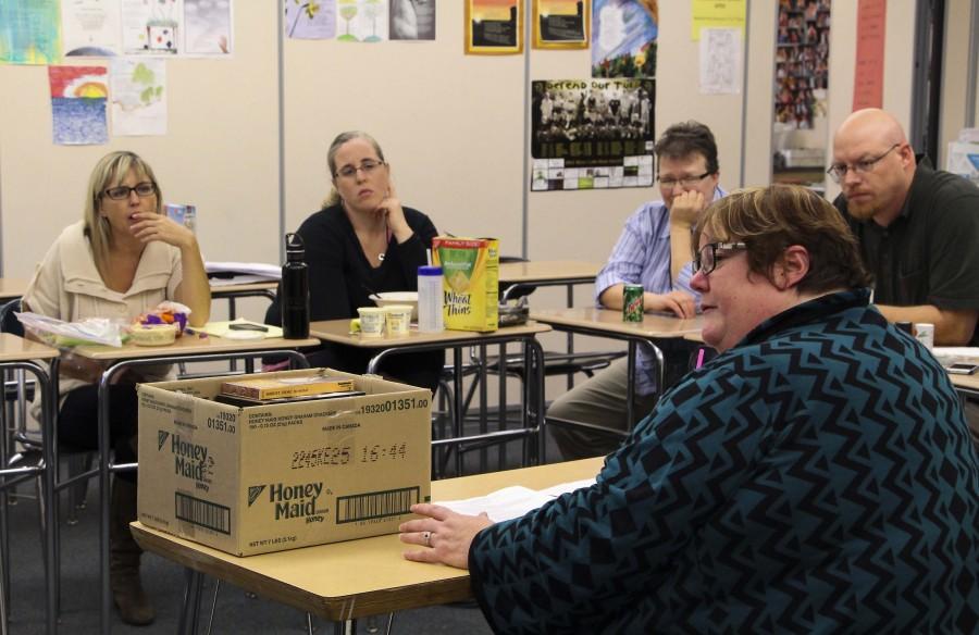 English teachers meet to discuss new changes to the WLHS’s english classes due to Common Core. These standards provided to the U.S. educational systems have affected the school in many departments.