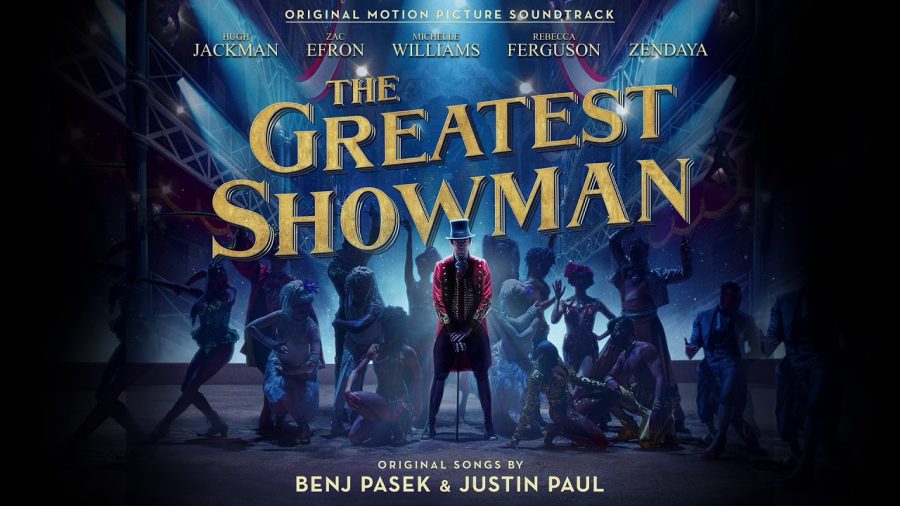 Photo courtesy of ‘The Greatest Showman’ official motion picture soundtrack. 

The poster for the “The Greatest Showman” mirrors the look and feel of the film with Barnum (Jackman) standing front and center under the spotlight, mimicking the public eye on Barnum and his new and unusual exhibition.  
