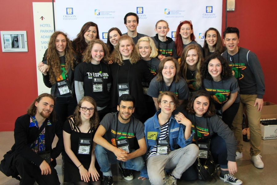 At the Thespian State Festival, Thespian Troupe 1915 was well represented in a variety of categories. By the end of the weekend, seven awards were handed out to the Troupe along with many lasting memories.