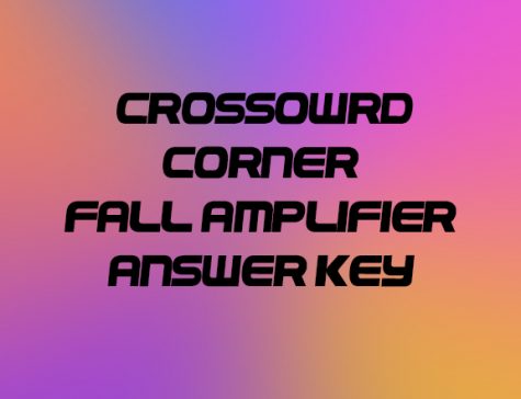 Amplifier crossword: Fall Answer Key