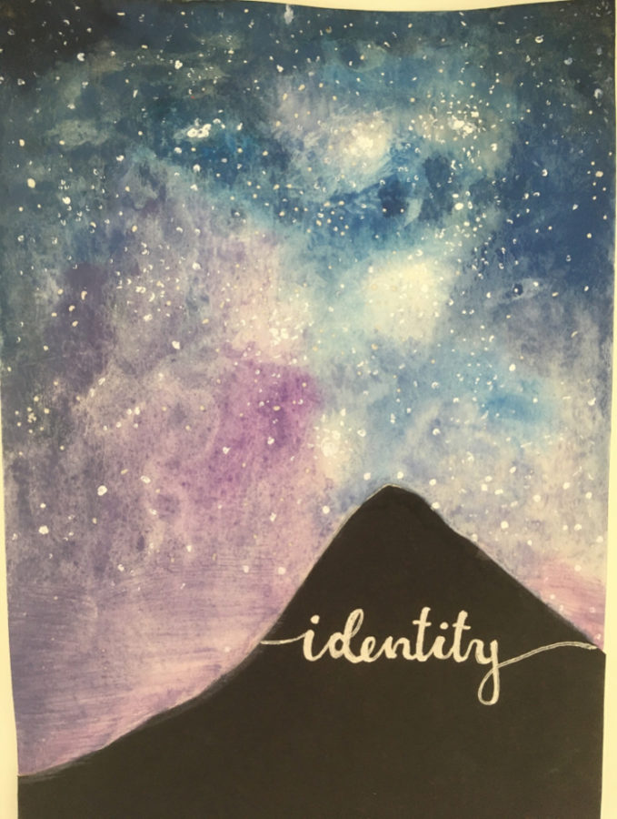 Identity-original watercolor painting by Emma Huberty