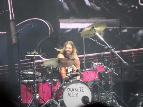 Taylor Hawkins at the Shaky Knees Music Festival on Oct. 22, 2021. 