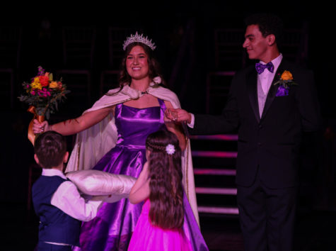 Mariam Hassan and Karter Hill, class of 2022 alums, returned to crown this years May Queen and King.