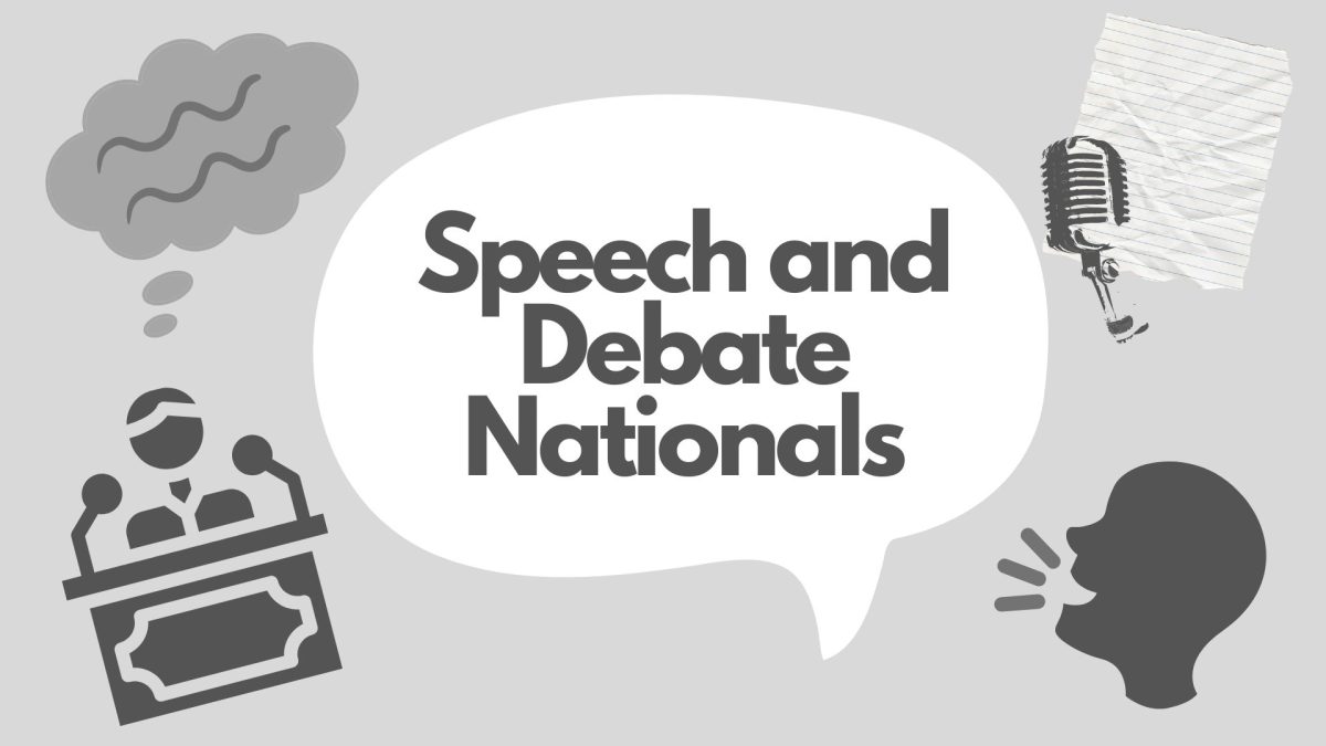 Currently, two members on the Speech and Debate team are qualified to attend Nationals in June.