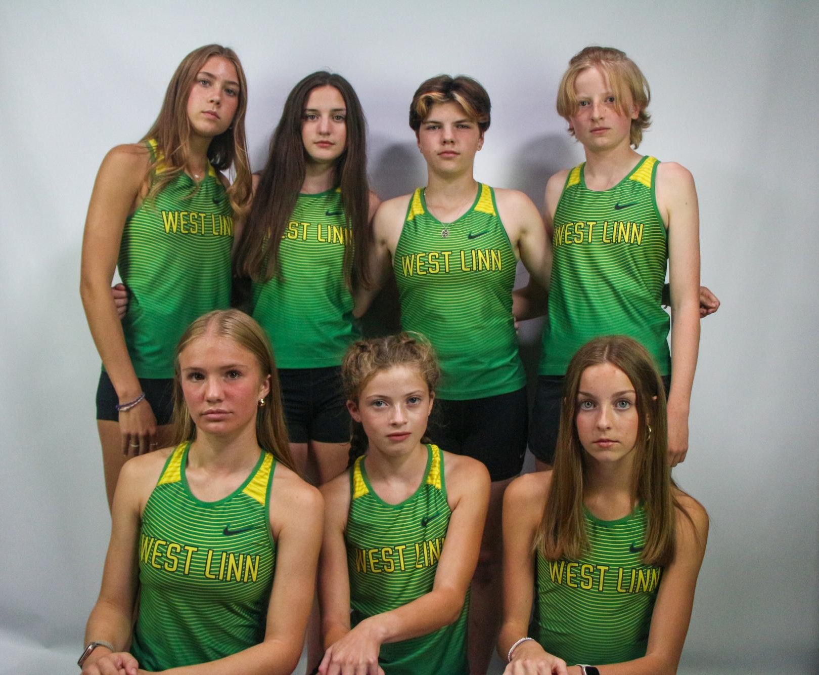 The womens varsity cross country team is comprised of seven runners who had the fastest times in the most recent meet.