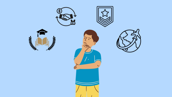 Students approaching high school graduation can often feel overwhelmed with decisions on where to go next.