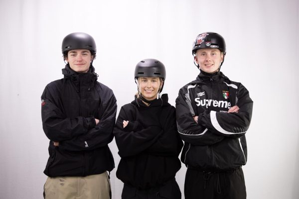 Henry Lukas, Sienna Anderson, and Chris McCoy, all seniors, recently competed at state for snowboarding.