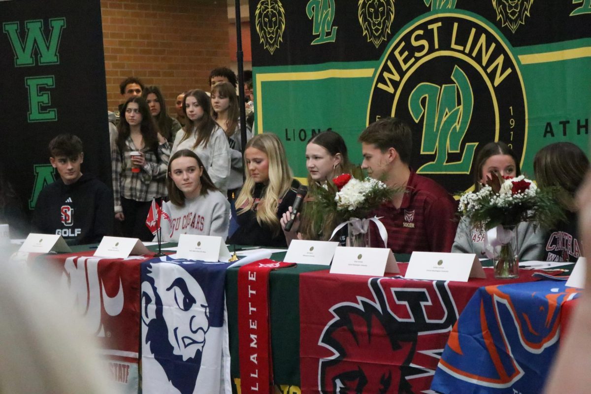 Many West Linn students opt to continue playing sports in college, and announce their commitments to the school on National Signing Day.