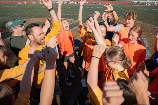 Unified Sports are one of the many ways the Wes Linn-Wilsonville School District implements their inclusive practices. In Unified Sports, students with learning challenges play alongside general education students.